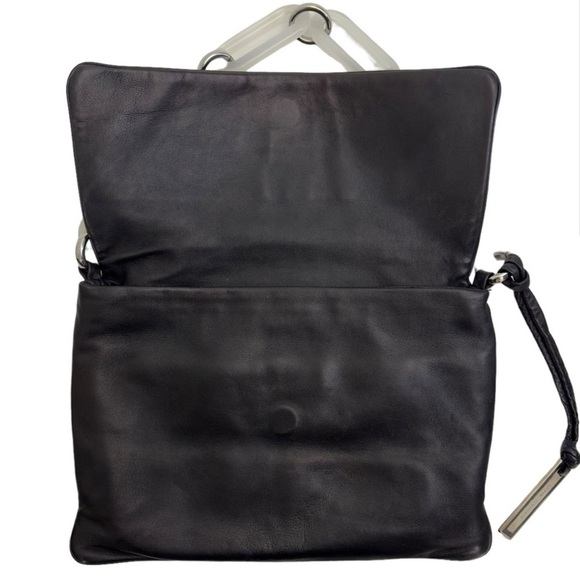 2010 Lambskin MK flap bag with lucite chains. Extremely rare in black - Picture 5 of 7